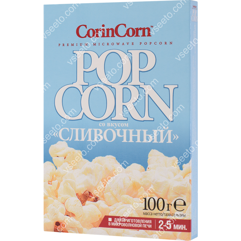 Сливочный попкорн "CorinCorn" 100гр./15шт./40шт./60шт. фото 1